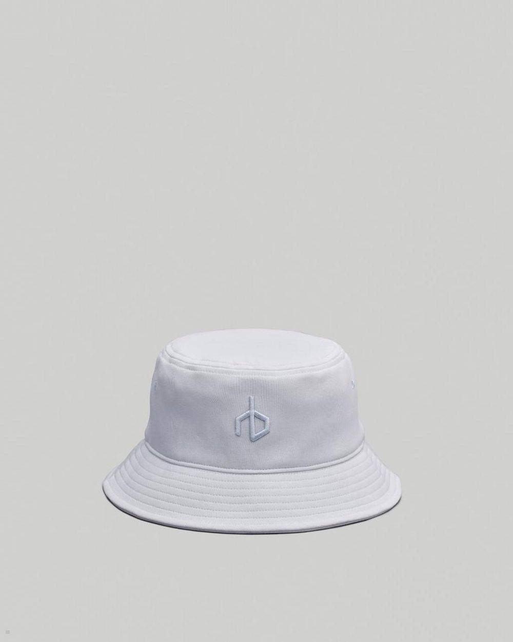 Women's Rag & Bone Aron Bucket Cotton Hats White | South Africa OPNYE8561